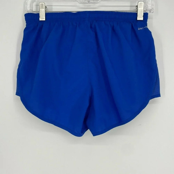 Nike Shorts Women's XS Blue Dri Fit Tempo Elastic Waistband Mesh Side Drawstring - Picture 2 of 7